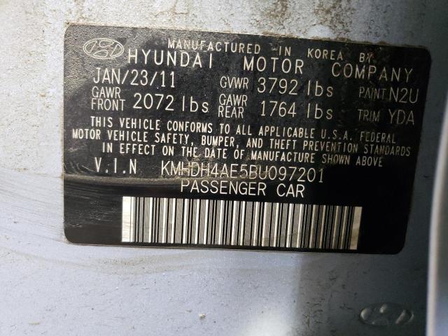 Photo 11 VIN: KMHDH4AE5BU097201 - HYUNDAI ELANTRA 