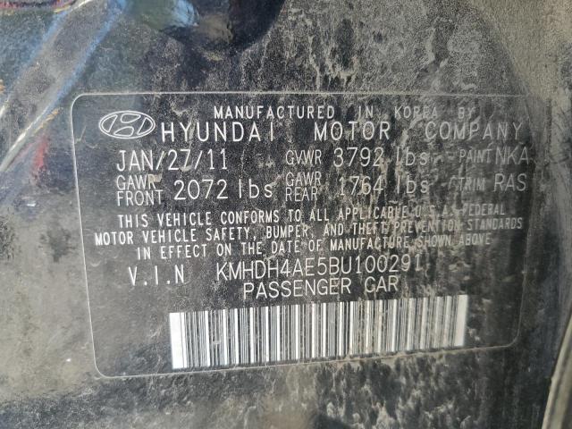 Photo 11 VIN: KMHDH4AE5BU100291 - HYUNDAI ELANTRA 