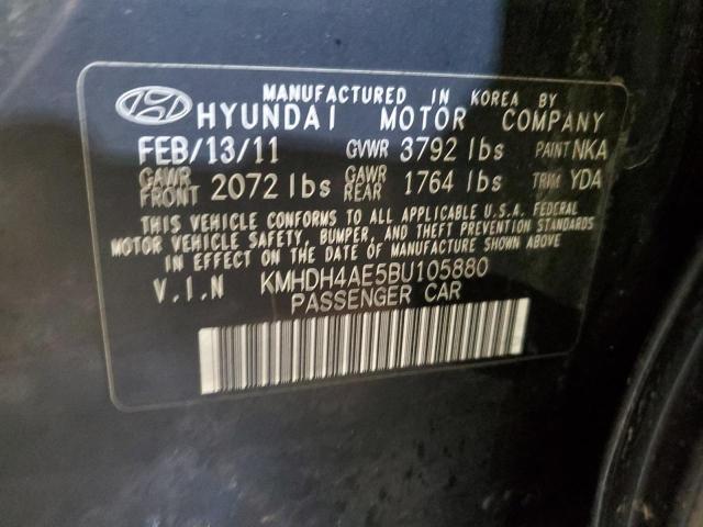 Photo 11 VIN: KMHDH4AE5BU105880 - HYUNDAI ELANTRA GL 