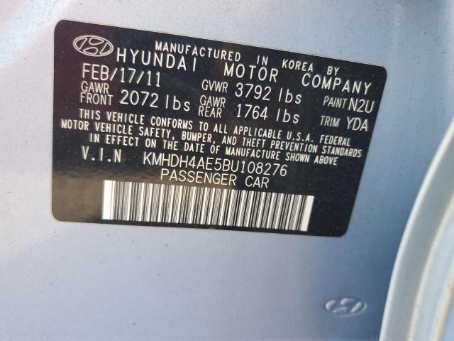 Photo 11 VIN: KMHDH4AE5BU108276 - HYUNDAI ELANTRA 