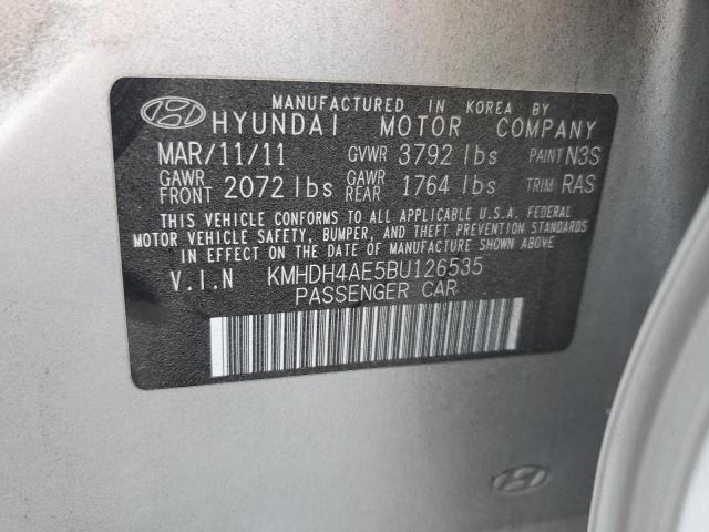 Photo 11 VIN: KMHDH4AE5BU126535 - HYUNDAI ELANTRA 