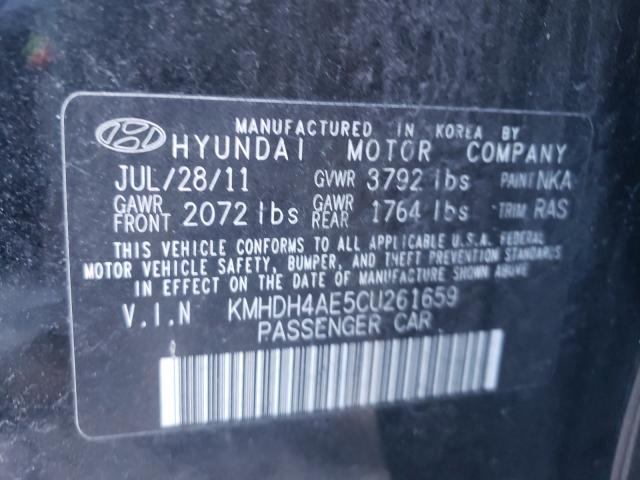 Photo 9 VIN: KMHDH4AE5CU261659 - HYUNDAI ELANTRA GL 