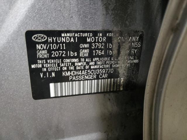 Photo 12 VIN: KMHDH4AE5CU359770 - HYUNDAI ELANTRA 