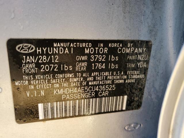 Photo 11 VIN: KMHDH4AE5CU436525 - HYUNDAI ELANTRA GL 