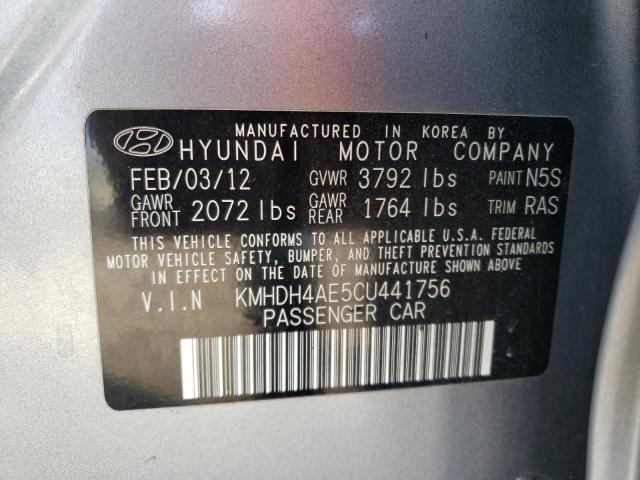 Photo 11 VIN: KMHDH4AE5CU441756 - HYUNDAI ELANTRA 