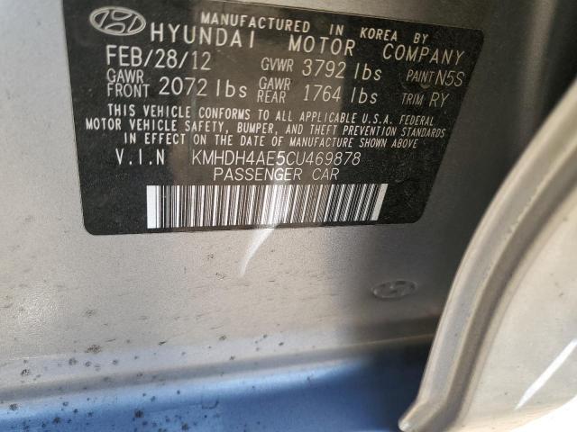 Photo 11 VIN: KMHDH4AE5CU469878 - HYUNDAI ELANTRA GL 