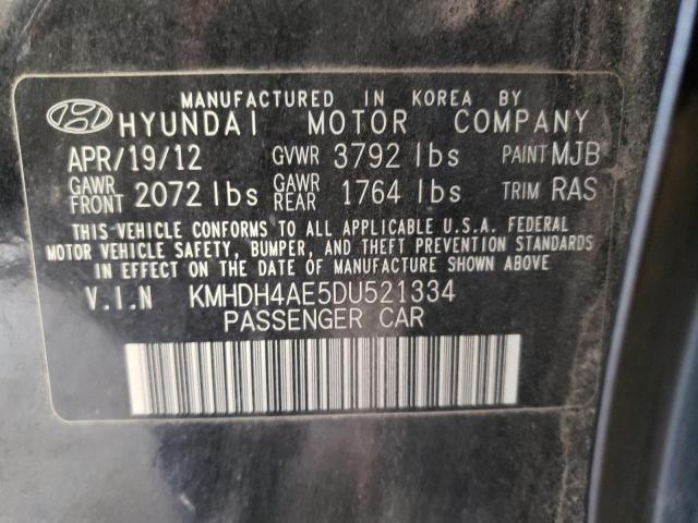 Photo 11 VIN: KMHDH4AE5DU521334 - HYUNDAI ELANTRA GL 