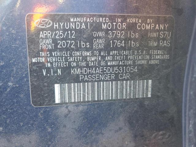 Photo 11 VIN: KMHDH4AE5DU531054 - HYUNDAI ELANTRA GL 