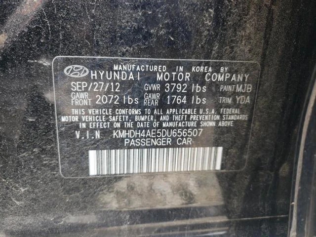 Photo 11 VIN: KMHDH4AE5DU656507 - HYUNDAI ELANTRA GL 