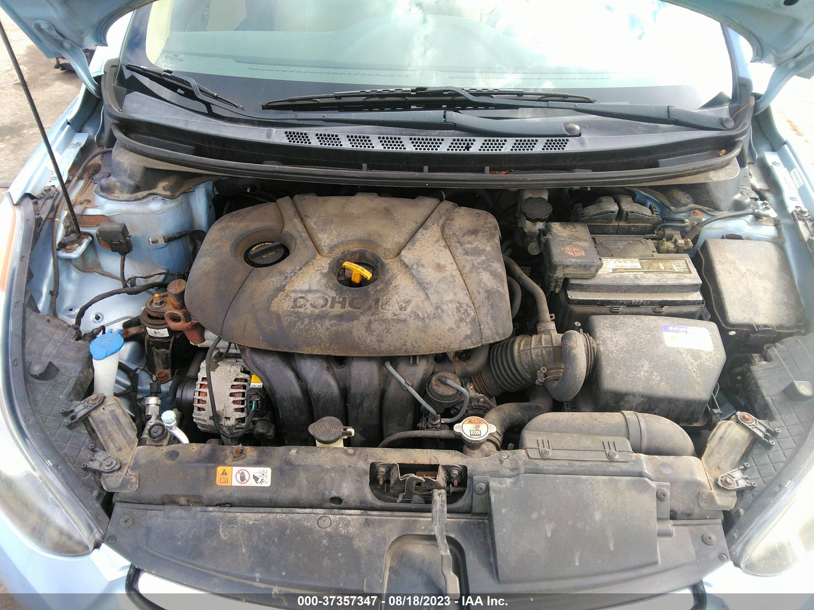 Photo 9 VIN: KMHDH4AE5DU761015 - HYUNDAI ELANTRA GL 