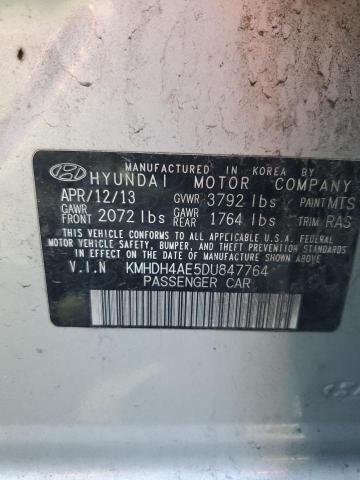 Photo 11 VIN: KMHDH4AE5DU847764 - HYUNDAI ELANTRA GL 