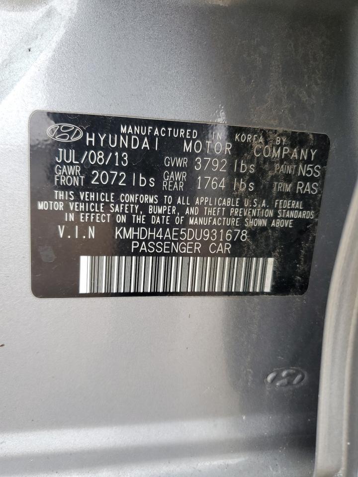 Photo 11 VIN: KMHDH4AE5DU931678 - HYUNDAI ELANTRA 