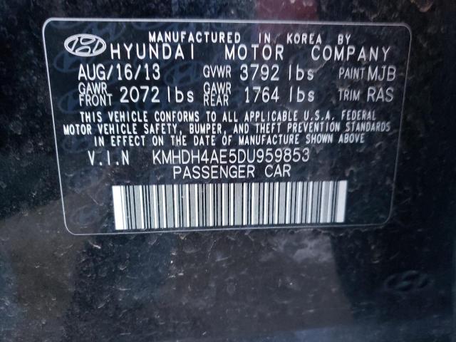 Photo 11 VIN: KMHDH4AE5DU959853 - HYUNDAI ELANTRA 