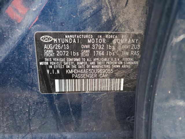 Photo 9 VIN: KMHDH4AE5DU969055 - HYUNDAI ELANTRA GL 