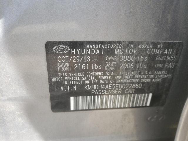 Photo 11 VIN: KMHDH4AE5EU022860 - HYUNDAI ELANTRA SE 