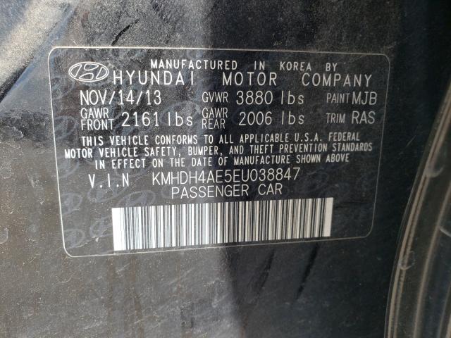 Photo 9 VIN: KMHDH4AE5EU038847 - HYUNDAI ELANTRA SE 