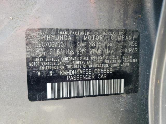 Photo 11 VIN: KMHDH4AE5EU065868 - HYUNDAI ELANTRA SE 