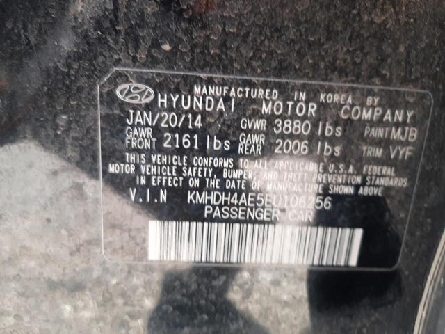 Photo 12 VIN: KMHDH4AE5EU106256 - HYUNDAI ELANTRA 