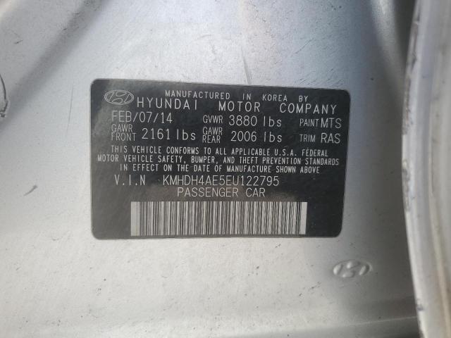 Photo 11 VIN: KMHDH4AE5EU122795 - HYUNDAI ELANTRA SE 