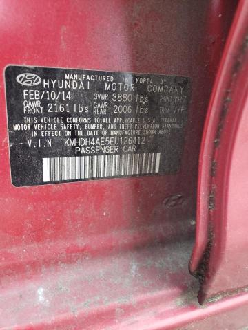 Photo 11 VIN: KMHDH4AE5EU126412 - HYUNDAI ELANTRA SE 