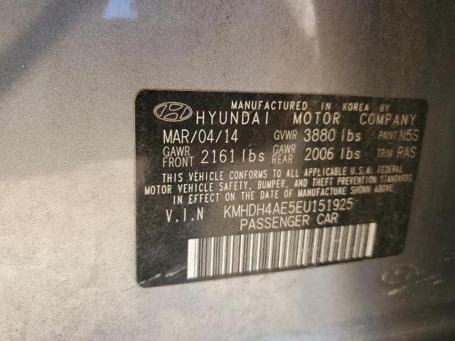 Photo 11 VIN: KMHDH4AE5EU151925 - HYUNDAI ELANTRA SE 