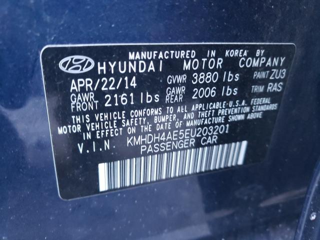 Photo 9 VIN: KMHDH4AE5EU203201 - HYUNDAI ELANTRA SE 