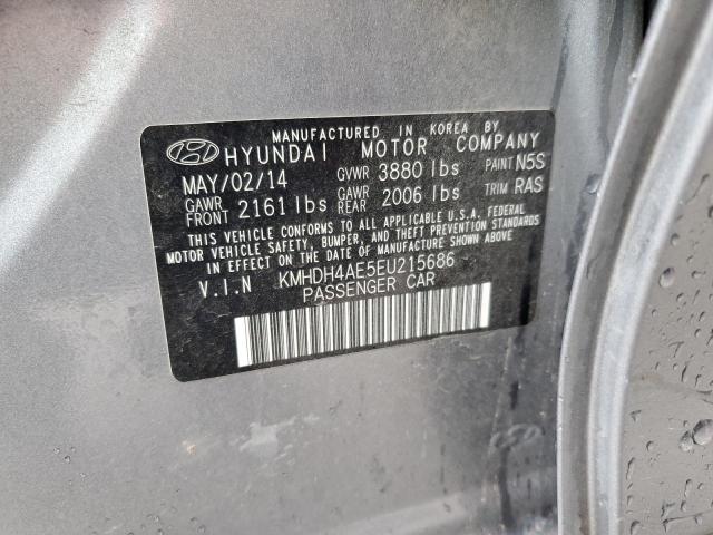 Photo 11 VIN: KMHDH4AE5EU215686 - HYUNDAI ELANTRA 