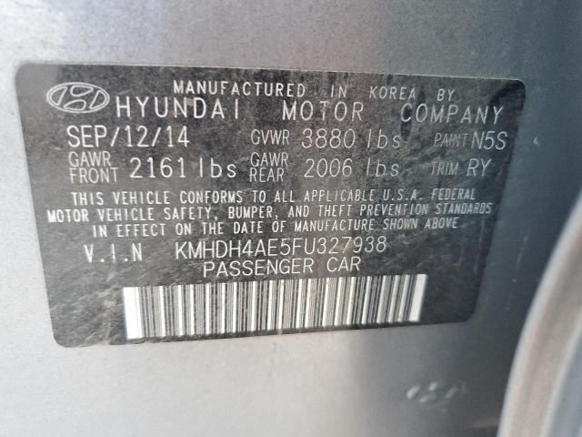 Photo 11 VIN: KMHDH4AE5FU327938 - HYUNDAI ELANTRA 