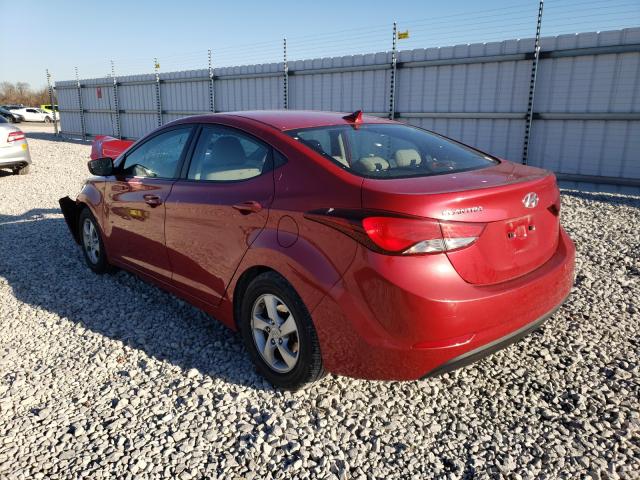 Photo 2 VIN: KMHDH4AE5FU358994 - HYUNDAI ELANTRA SE 