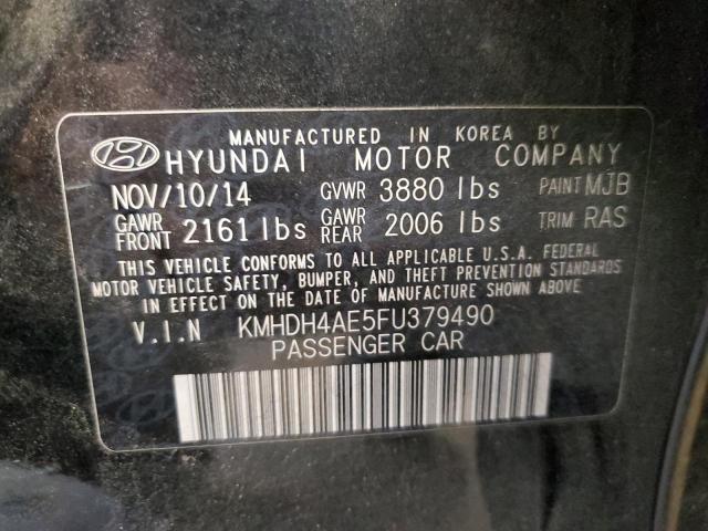 Photo 11 VIN: KMHDH4AE5FU379490 - HYUNDAI ELANTRA 