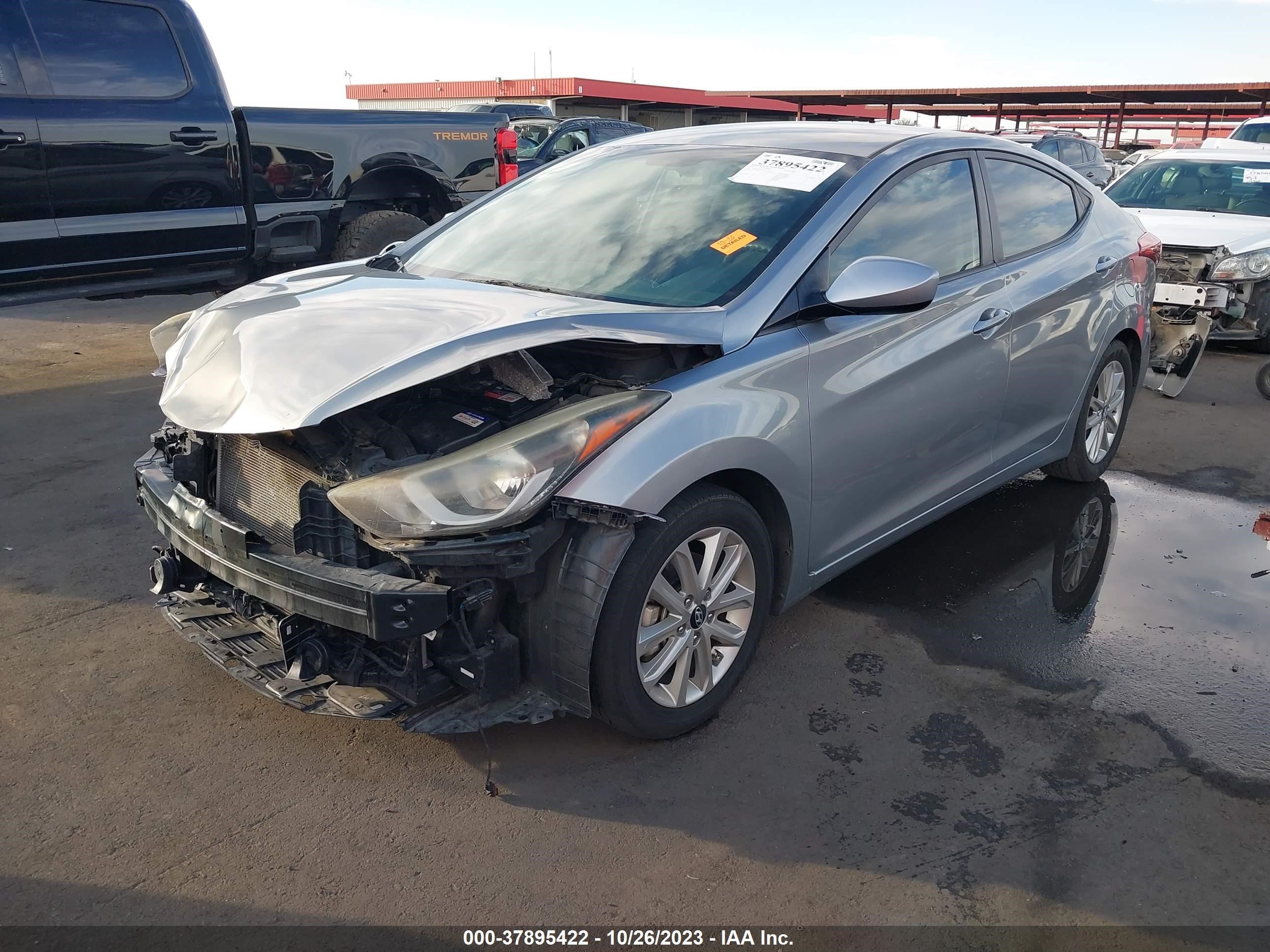 Photo 1 VIN: KMHDH4AE5GU542656 - HYUNDAI ELANTRA 