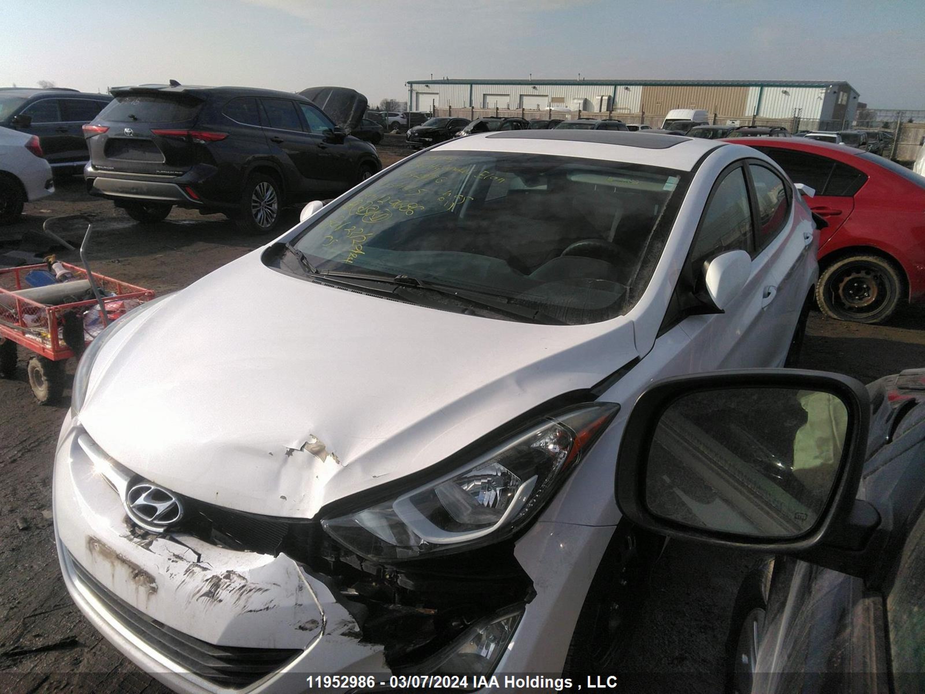 Photo 1 VIN: KMHDH4AE5GU591615 - HYUNDAI ELANTRA 