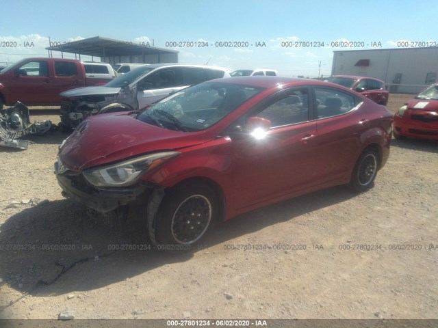 Photo 1 VIN: KMHDH4AE5GU645091 - HYUNDAI ELANTRA 