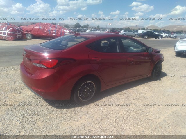 Photo 3 VIN: KMHDH4AE5GU645091 - HYUNDAI ELANTRA 