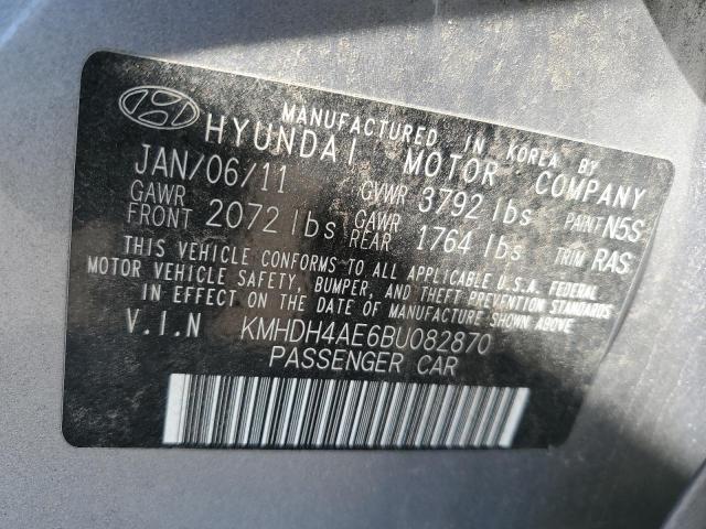 Photo 11 VIN: KMHDH4AE6BU082870 - HYUNDAI ELANTRA 