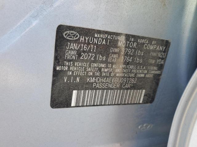 Photo 11 VIN: KMHDH4AE6BU091262 - HYUNDAI ELANTRA GL 