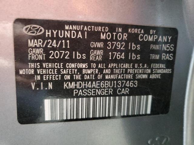 Photo 11 VIN: KMHDH4AE6BU137463 - HYUNDAI ELANTRA GL 