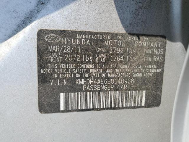 Photo 11 VIN: KMHDH4AE6BU140928 - HYUNDAI ELANTRA GL 