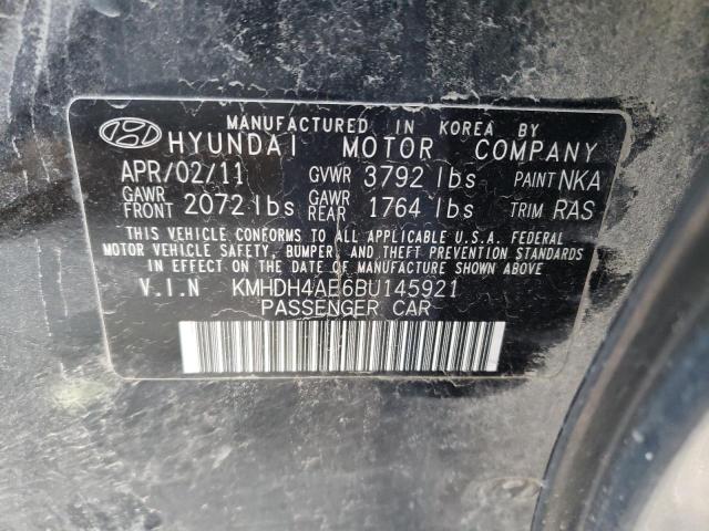 Photo 11 VIN: KMHDH4AE6BU145921 - HYUNDAI ELANTRA GL 