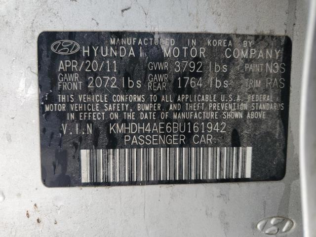 Photo 11 VIN: KMHDH4AE6BU161942 - HYUNDAI ELANTRA GL 