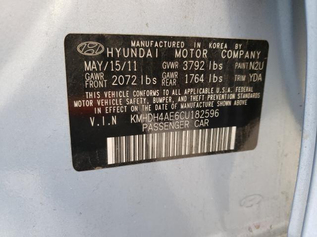 Photo 9 VIN: KMHDH4AE6CU182596 - HYUNDAI ELANTRA BL 