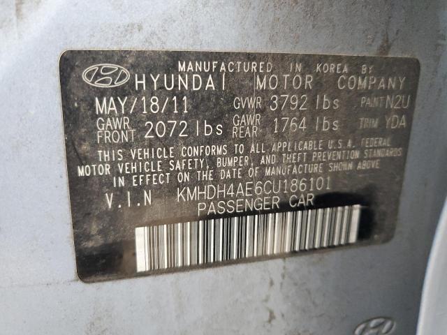 Photo 11 VIN: KMHDH4AE6CU186101 - HYUNDAI ELANTRA 