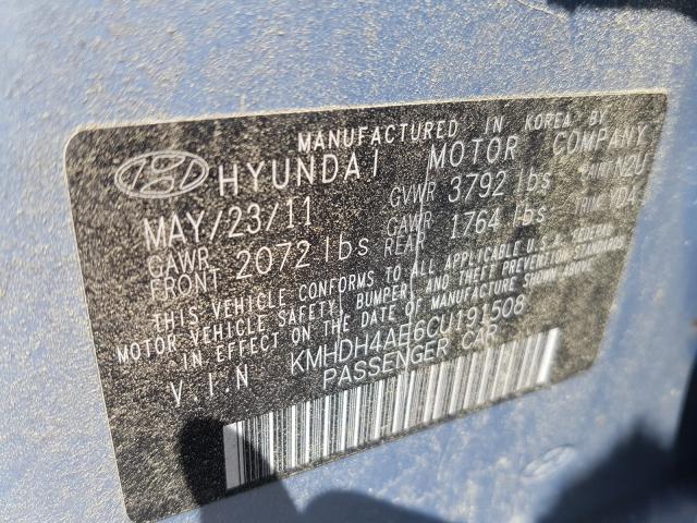 Photo 9 VIN: KMHDH4AE6CU191508 - HYUNDAI ELANTRA GL 