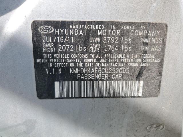 Photo 11 VIN: KMHDH4AE6CU252095 - HYUNDAI ELANTRA 