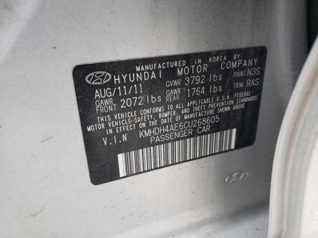 Photo 11 VIN: KMHDH4AE6CU268605 - HYUNDAI ELANTRA GL 