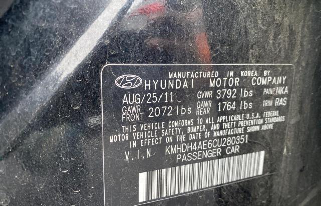 Photo 9 VIN: KMHDH4AE6CU280351 - HYUNDAI ELANTRA GL 