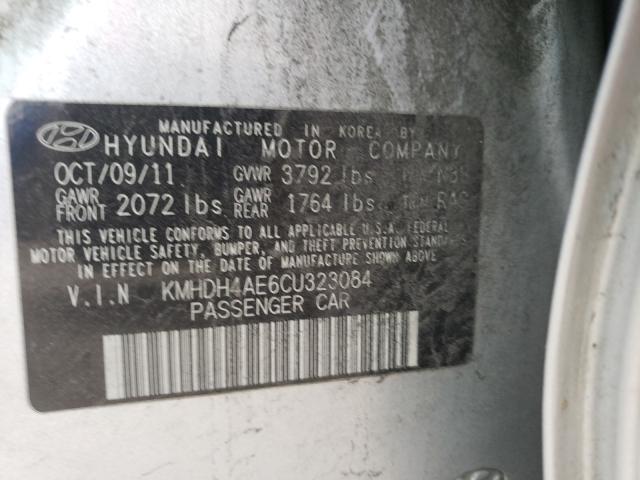 Photo 9 VIN: KMHDH4AE6CU323084 - HYUNDAI ELANTRA GL 