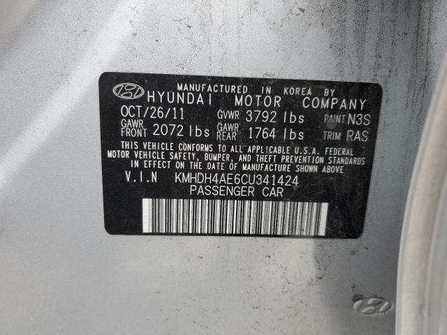 Photo 11 VIN: KMHDH4AE6CU341424 - HYUNDAI ELANTRA 