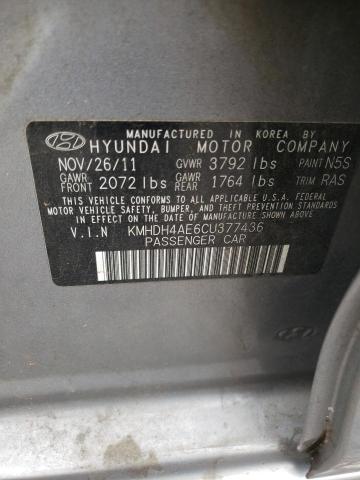 Photo 9 VIN: KMHDH4AE6CU377436 - HYUNDAI ELANTRA GL 