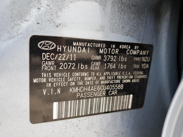 Photo 11 VIN: KMHDH4AE6CU405588 - HYUNDAI ELANTRA GL 